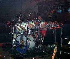 Jeff Peck on drums