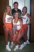 Bear and the lovely Hooters Girls