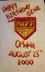 Pic of the shirt we did for Gene's birthday